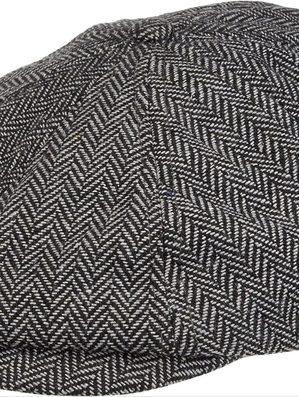 Brixton Men Brood Snap Cap Grey/Black Herringbone M (7 1/4) NWT Casual Classic
